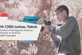 Hong Kong PhD Fellowship Awardee - Mr CHEN Junhao (School of Biological Sciences)